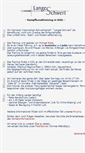 Mobile Screenshot of langes-schwert.de